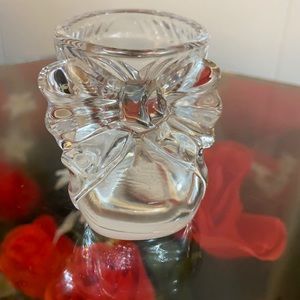 VINTAGE AVON 24% LEAD CRYSTAL BABY BOOTIE